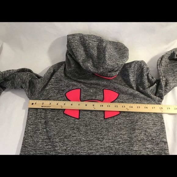 New Under Armour Big Logo UA Storm Hoodie Heather - Picture 5 of 8